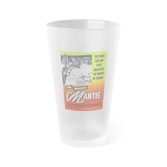 THE DEADLY MANTIS (2) 1957 Movie Poster - Frosted Pint Glass 16oz 16oz Frosted - Go Mug Yourself