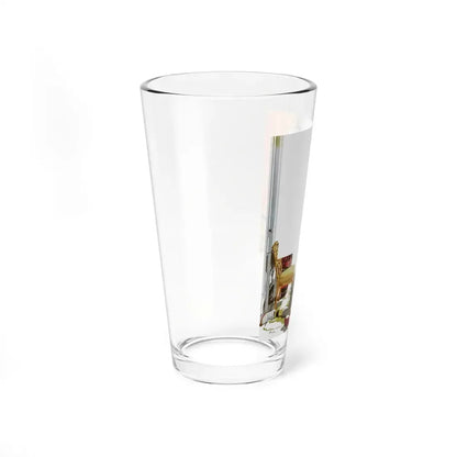 The Deadly Mermaid by James Atlee Pillips (2), Collier's Magazine, June 27, 1953 (Magazine Illustration) Pint Glass 16oz - Go Mug Yourself