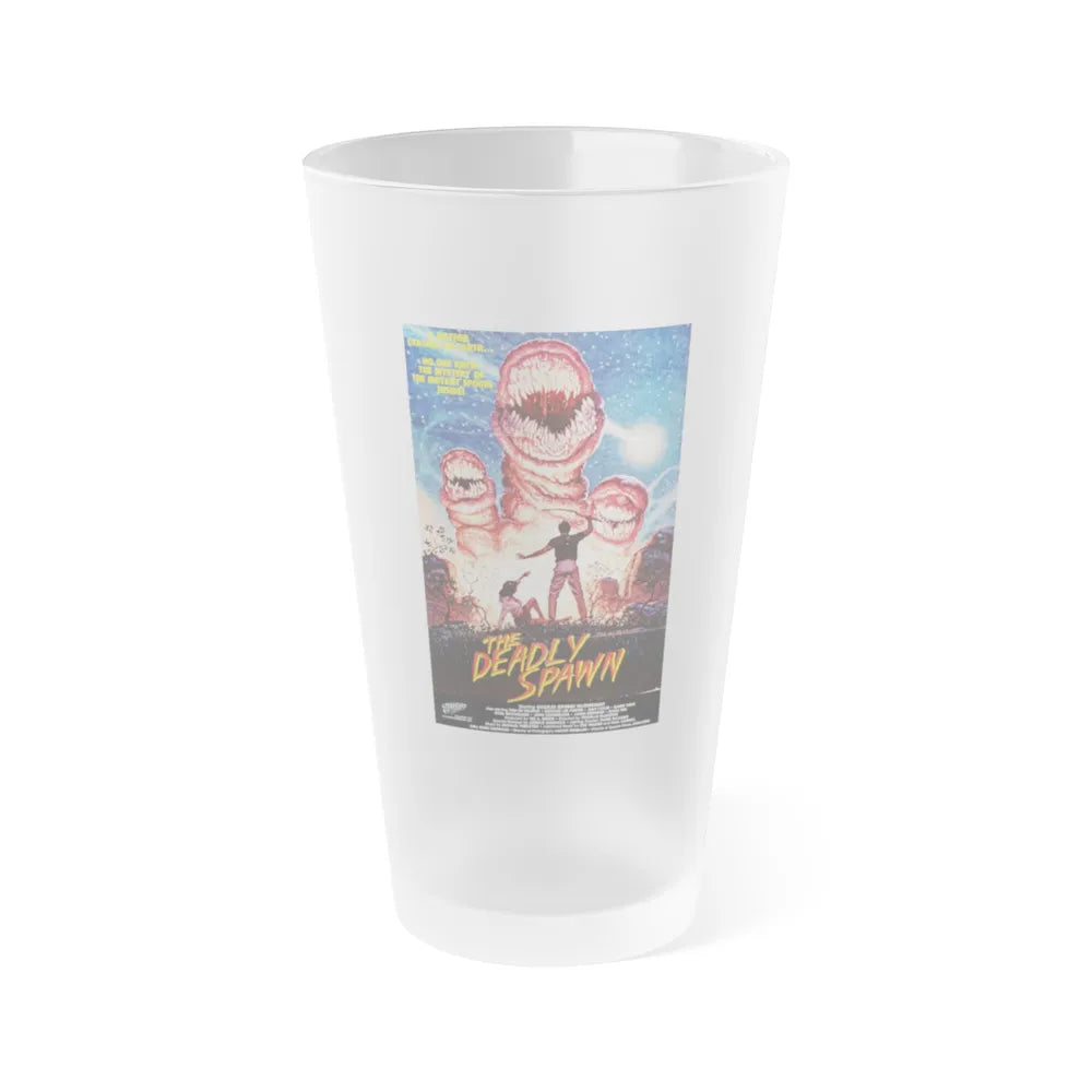 THE DEADLY SPAWN 1983 Movie Poster - Frosted Pint Glass 16oz-16oz-Frosted-Go Mug Yourself