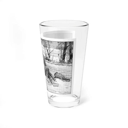 The Death Post by P.C. Wren (3), the Help Yourself Annual, 1931 (Magazine Illustration) Pint Glass 16oz - Go Mug Yourself