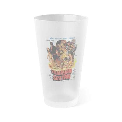 THE DEATHLESS DEVIL 1972 Movie Poster - Frosted Pint Glass 16oz-16oz-Frosted-Go Mug Yourself