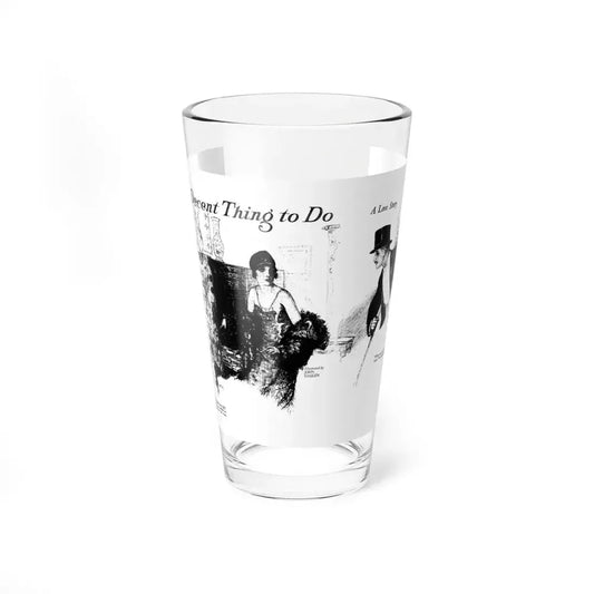 The Decent Thing To Do, Collier's, April 30, 1927 (Magazine Illustration) Pint Glass 16oz 16oz - Go Mug Yourself