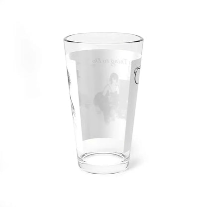 The Decent Thing To Do, Collier's, April 30, 1927 (Magazine Illustration) Pint Glass 16oz - Go Mug Yourself