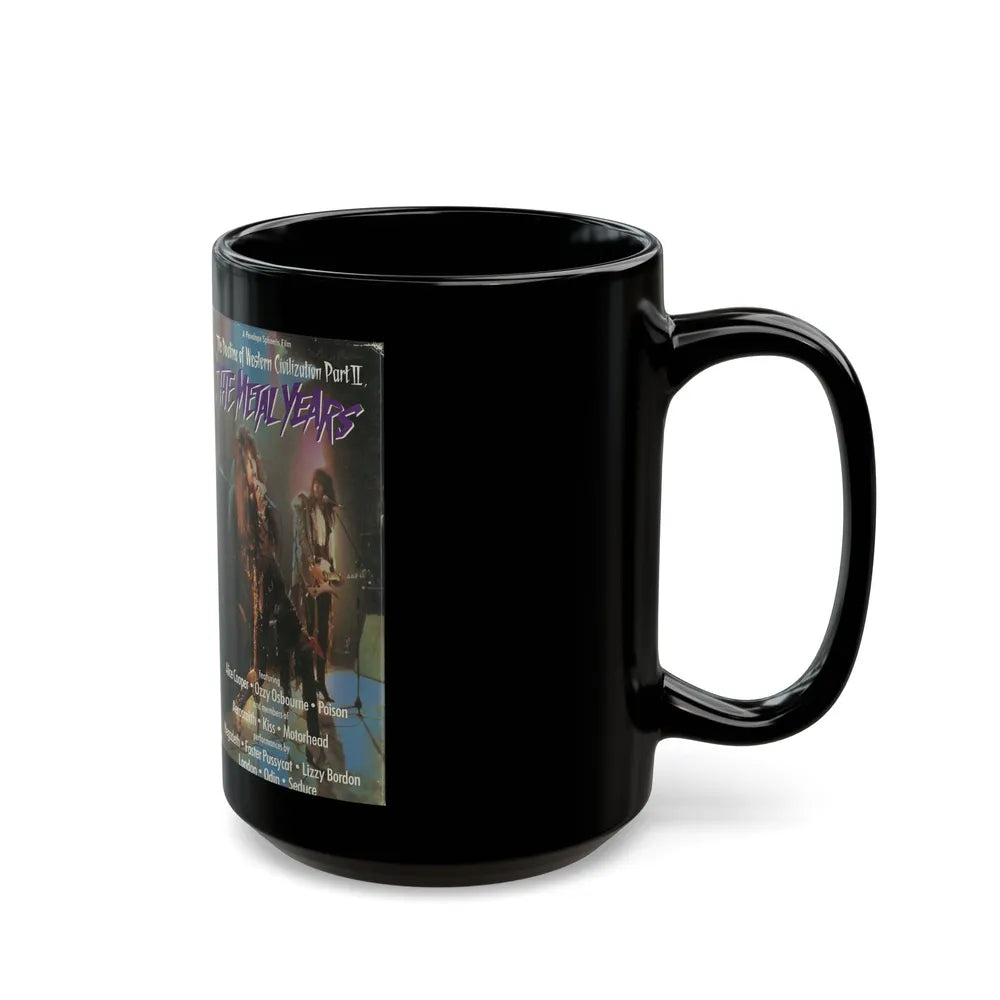 THE DECLINE OF WESTERN CIVIZATION PART 2 THE METAL YEARS (VHS COVER) - Black Coffee Mug-Go Mug Yourself