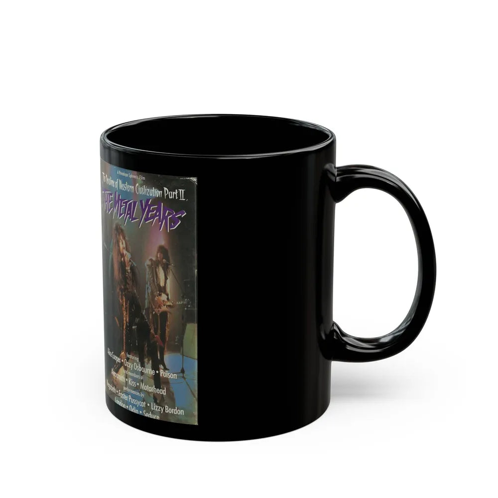 THE DECLINE OF WESTERN CIVIZATION PART 2 THE METAL YEARS (VHS COVER) - Black Coffee Mug-Go Mug Yourself