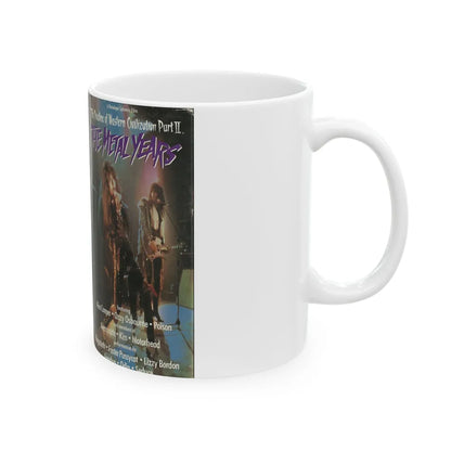 THE DECLINE OF WESTERN CIVIZATION PART 2 THE METAL YEARS (VHS COVER) - White Coffee Mug-Go Mug Yourself