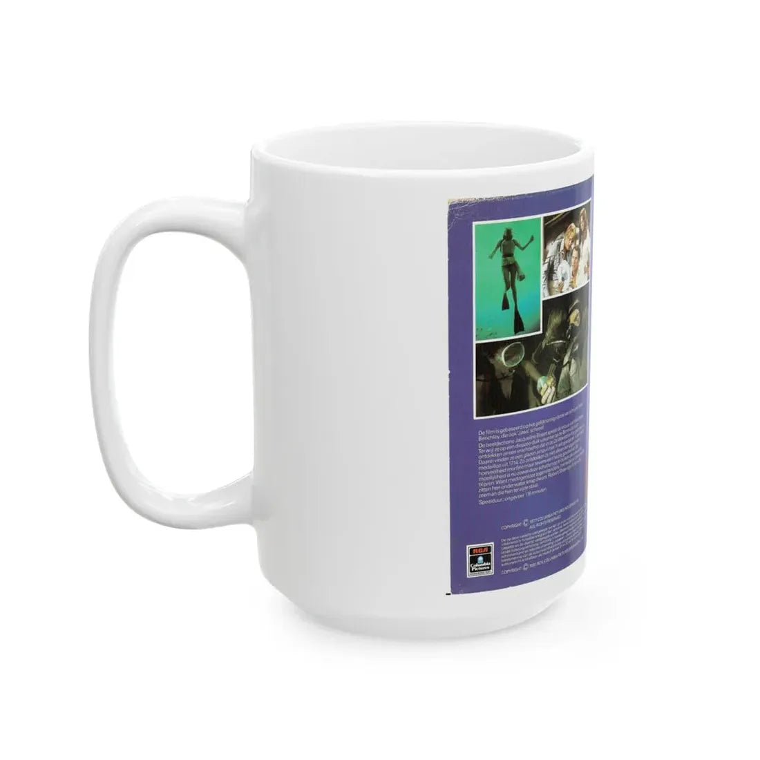 THE DEEP (VHS COVER) - White Coffee Mug - Go Mug Yourself