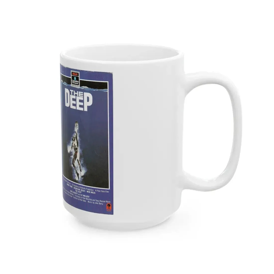 THE DEEP (VHS COVER) - White Coffee Mug - Go Mug Yourself
