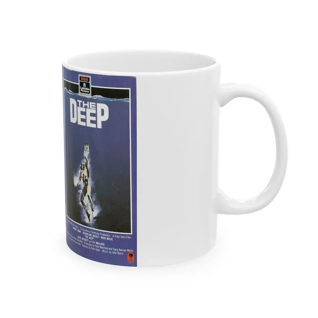 THE DEEP (VHS COVER) - White Coffee Mug - Go Mug Yourself