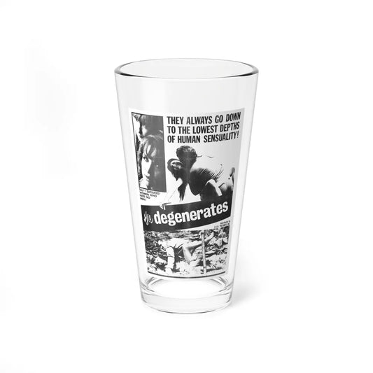 THE DEGENERATES 1967 Movie Poster - Pint Glass 16oz-16oz-Go Mug Yourself