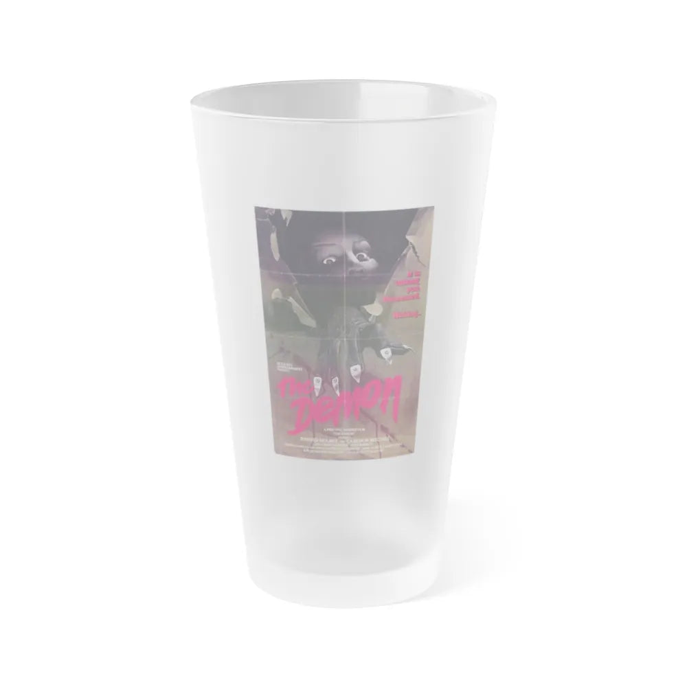 THE DEMON 1979 Movie Poster - Frosted Pint Glass 16oz-16oz-Frosted-Go Mug Yourself