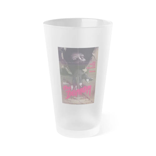 THE DEMON 1979 Movie Poster - Frosted Pint Glass 16oz-16oz-Frosted-Go Mug Yourself