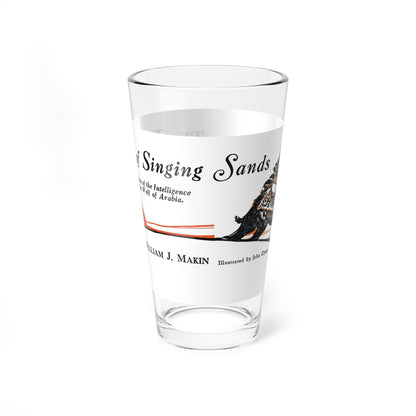 The Desert of Singing Sands, Bluebook, December 1932 (Magazine Illustration) Pint Glass 16oz-16oz-Go Mug Yourself