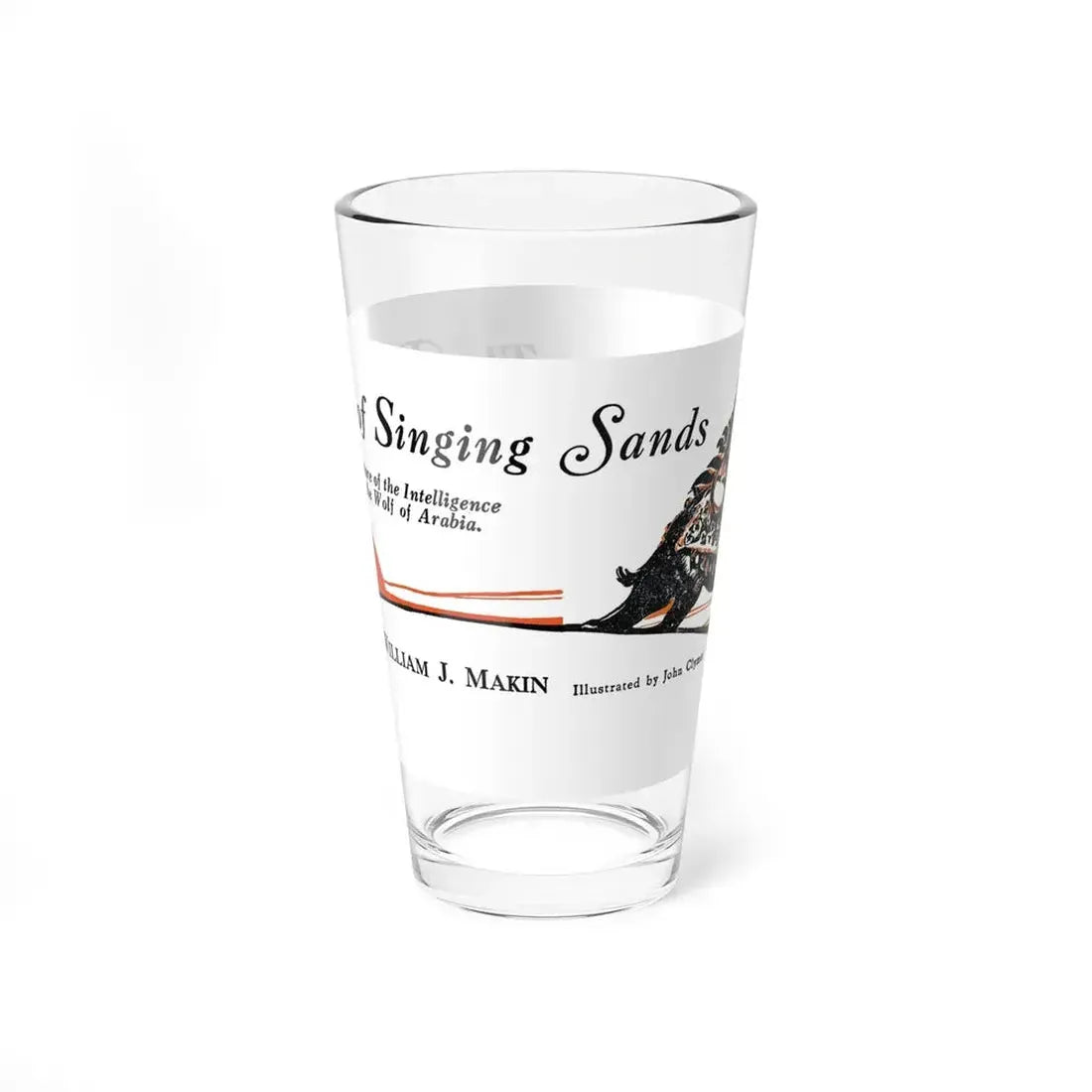 The Desert of Singing Sands, Bluebook, December 1932 (Magazine Illustration) Pint Glass 16oz 16oz - Go Mug Yourself