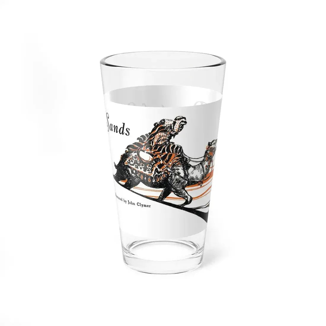 The Desert of Singing Sands, Bluebook, December 1932 (Magazine Illustration) Pint Glass 16oz - Go Mug Yourself