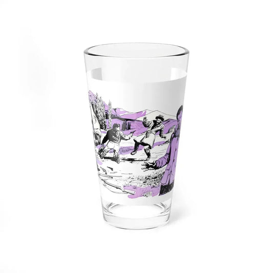 The Deserter, Bluebook, April 1954 (Magazine Illustration) Pint Glass 16oz 16oz - Go Mug Yourself