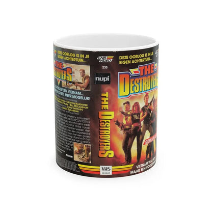 THE DESTROYERS (VHS COVER) - White Coffee Mug 11oz - Go Mug Yourself