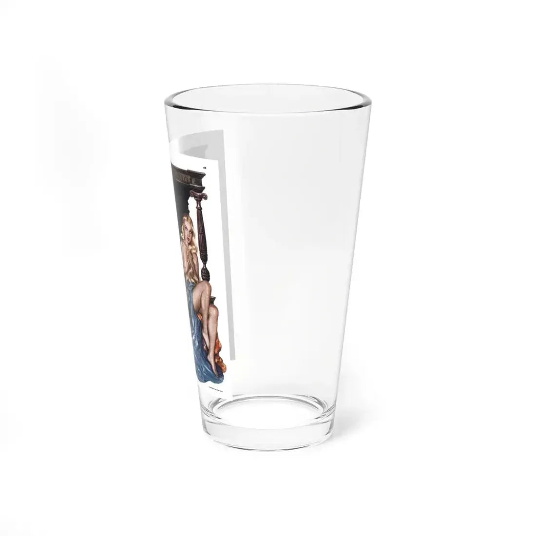 The Devil and Lady Godiva, Esquire, March 1949 (Magazine Illustration) Pint Glass 16oz - Go Mug Yourself