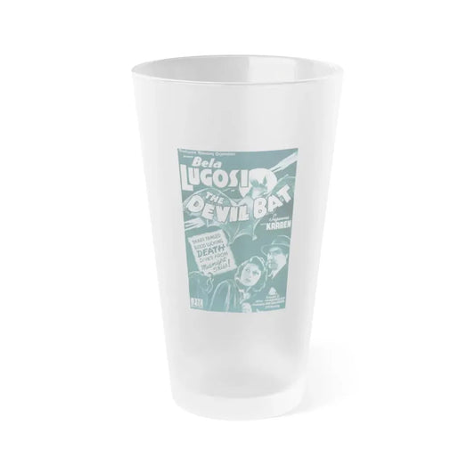 THE DEVIL BAT (2) 1940 Movie Poster - Frosted Pint Glass 16oz 16oz Frosted - Go Mug Yourself
