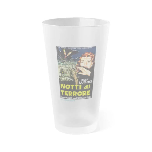 THE DEVIL BAT (ITALIAN) 1940 Movie Poster - Frosted Pint Glass 16oz 16oz Frosted - Go Mug Yourself
