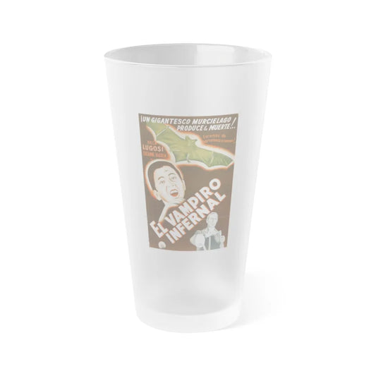 THE DEVIL BAT (SPANISH) 1940 Movie Poster - Frosted Pint Glass 16oz-16oz-Frosted-Go Mug Yourself