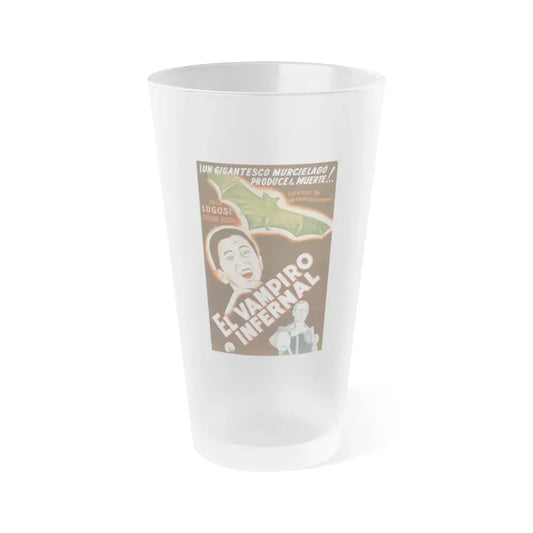 THE DEVIL BAT (SPANISH) 1940 Movie Poster - Frosted Pint Glass 16oz 16oz Frosted - Go Mug Yourself