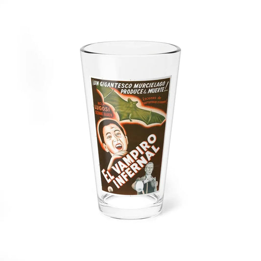 THE DEVIL BAT (SPANISH) 1940 Movie Poster - Pint Glass 16oz 16oz - Go Mug Yourself