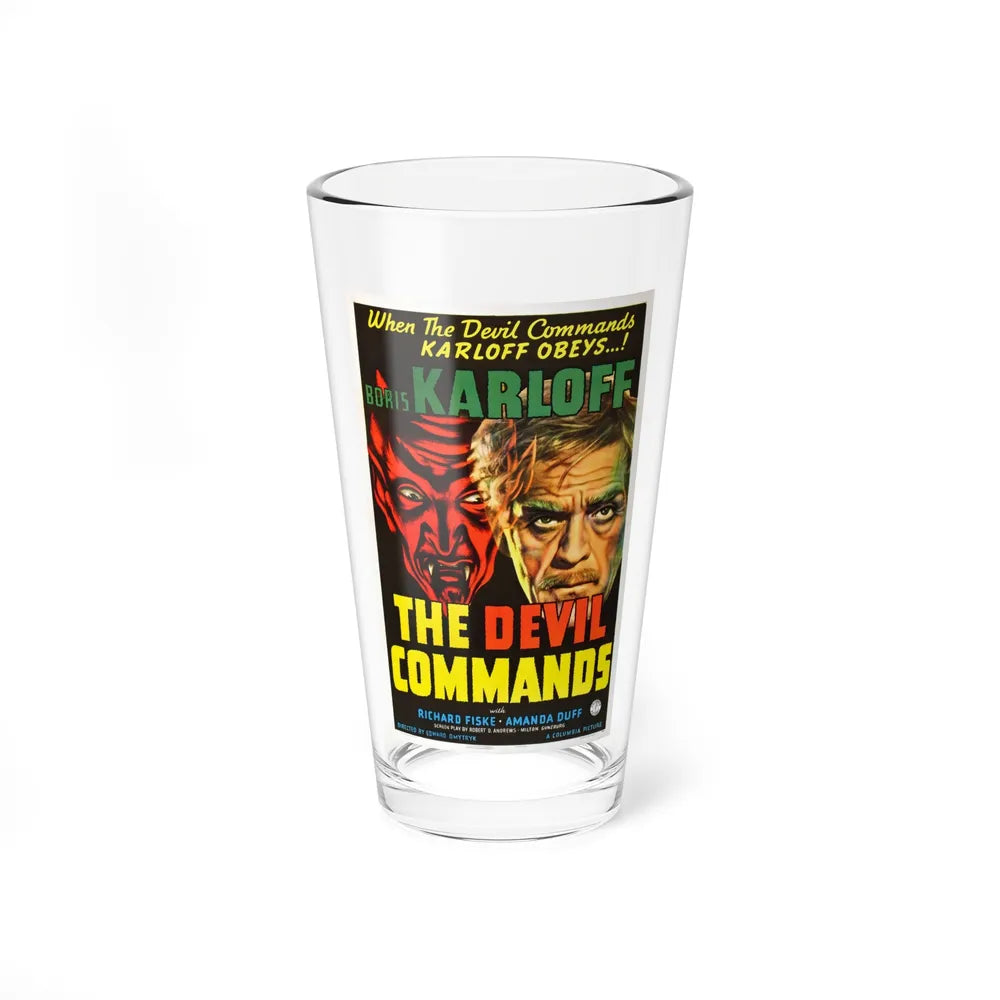 THE DEVIL COMMANDS 1941 Movie Poster - Pint Glass 16oz-16oz-Go Mug Yourself