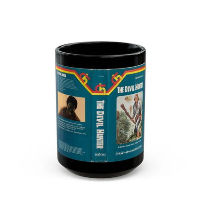 THE DEVIL HUNTER VERSION 2 (VHS COVER) - Black Coffee Mug 15oz - Go Mug Yourself