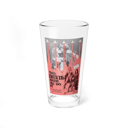 THE DEVIL MADE ME DO IT 1974 Movie Poster - Pint Glass 16oz-16oz-Go Mug Yourself