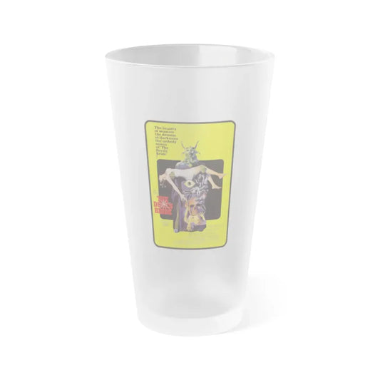THE DEVIL'S BRIDE (THE DEVIL RIDES OUT) 1968 Movie Poster - Frosted Pint Glass 16oz 16oz Frosted - Go Mug Yourself