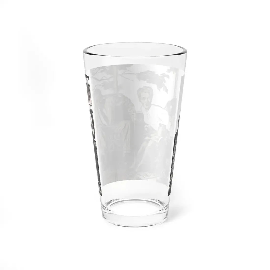 The Devil's Fire (1), Blue Book Magazine, February 1947 (Magazine Illustration) Pint Glass 16oz - Go Mug Yourself