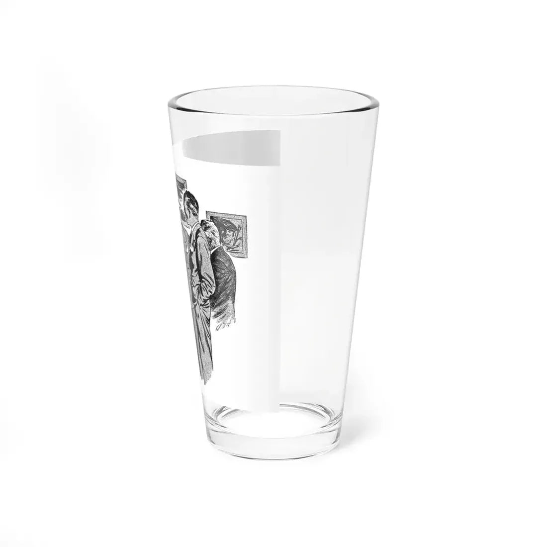 The Devil's Fire (3), Blue Book Magazine, February 1947 (Magazine Illustration) Pint Glass 16oz - Go Mug Yourself