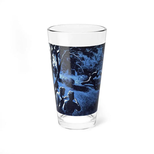 The Devil's Fire (5), Blue Book Magazine, February 1947 (Magazine Illustration) Pint Glass 16oz 16oz - Go Mug Yourself