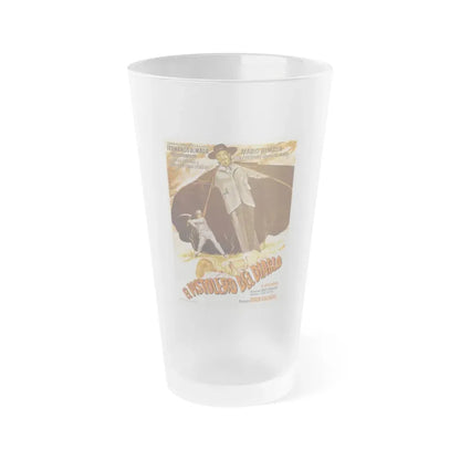 THE DEVIL'S GUNMAN 1974 Movie Poster - Frosted Pint Glass 16oz 16oz Frosted - Go Mug Yourself