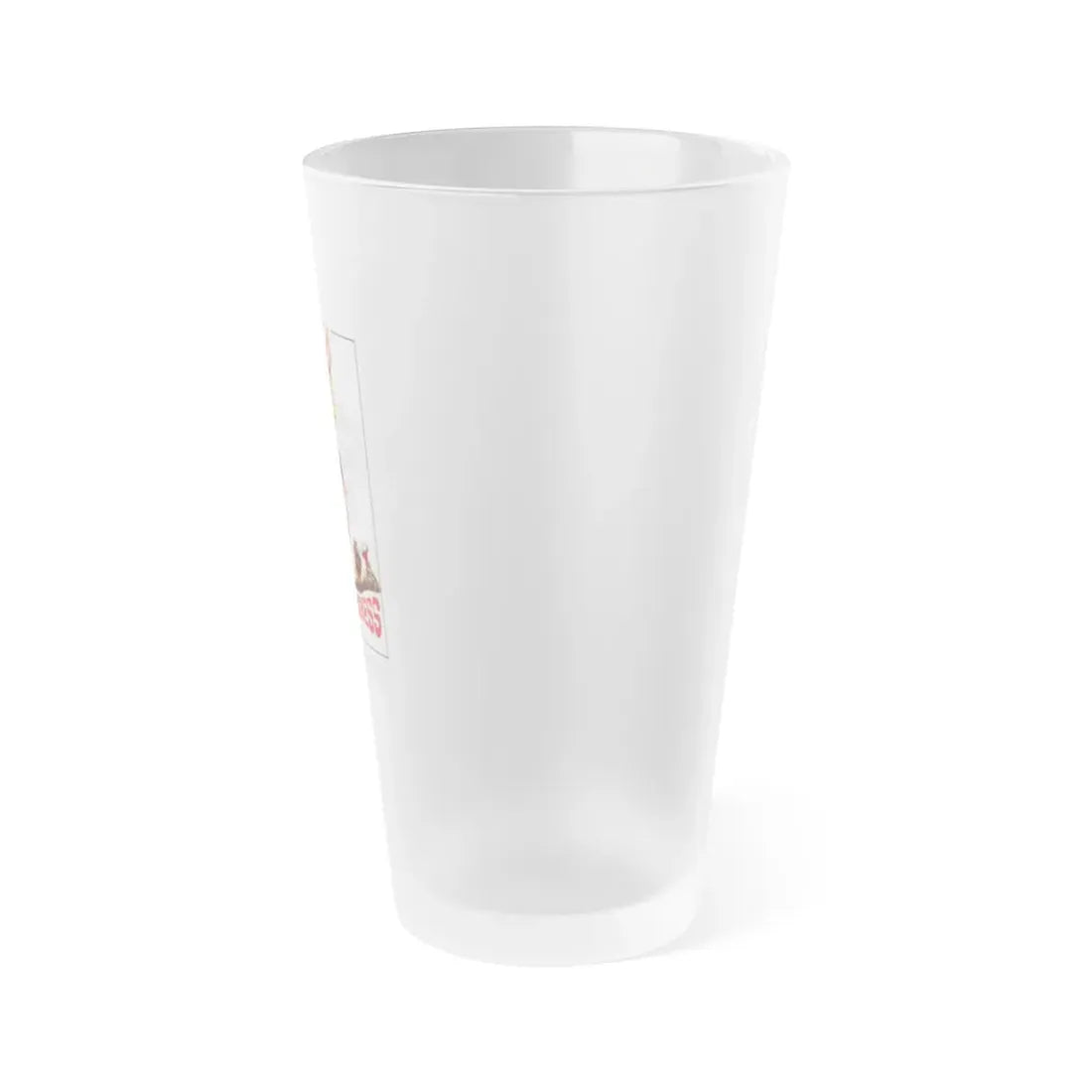 THE DEVIL'S MISTRESS 1965 Movie Poster - Frosted Pint Glass 16oz - Go Mug Yourself