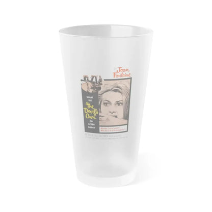 THE DEVIL'S OWN 1966 Movie Poster - Frosted Pint Glass 16oz 16oz Frosted - Go Mug Yourself