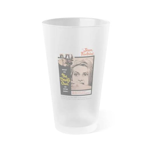 THE DEVIL'S OWN 1966 Movie Poster - Frosted Pint Glass 16oz 16oz Frosted - Go Mug Yourself
