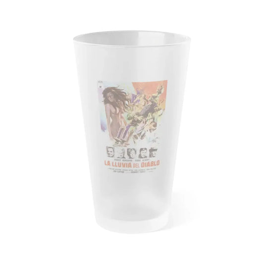 THE DEVIL'S RAIN (SPAIN) 1975 Movie Poster - Frosted Pint Glass 16oz 16oz Frosted - Go Mug Yourself