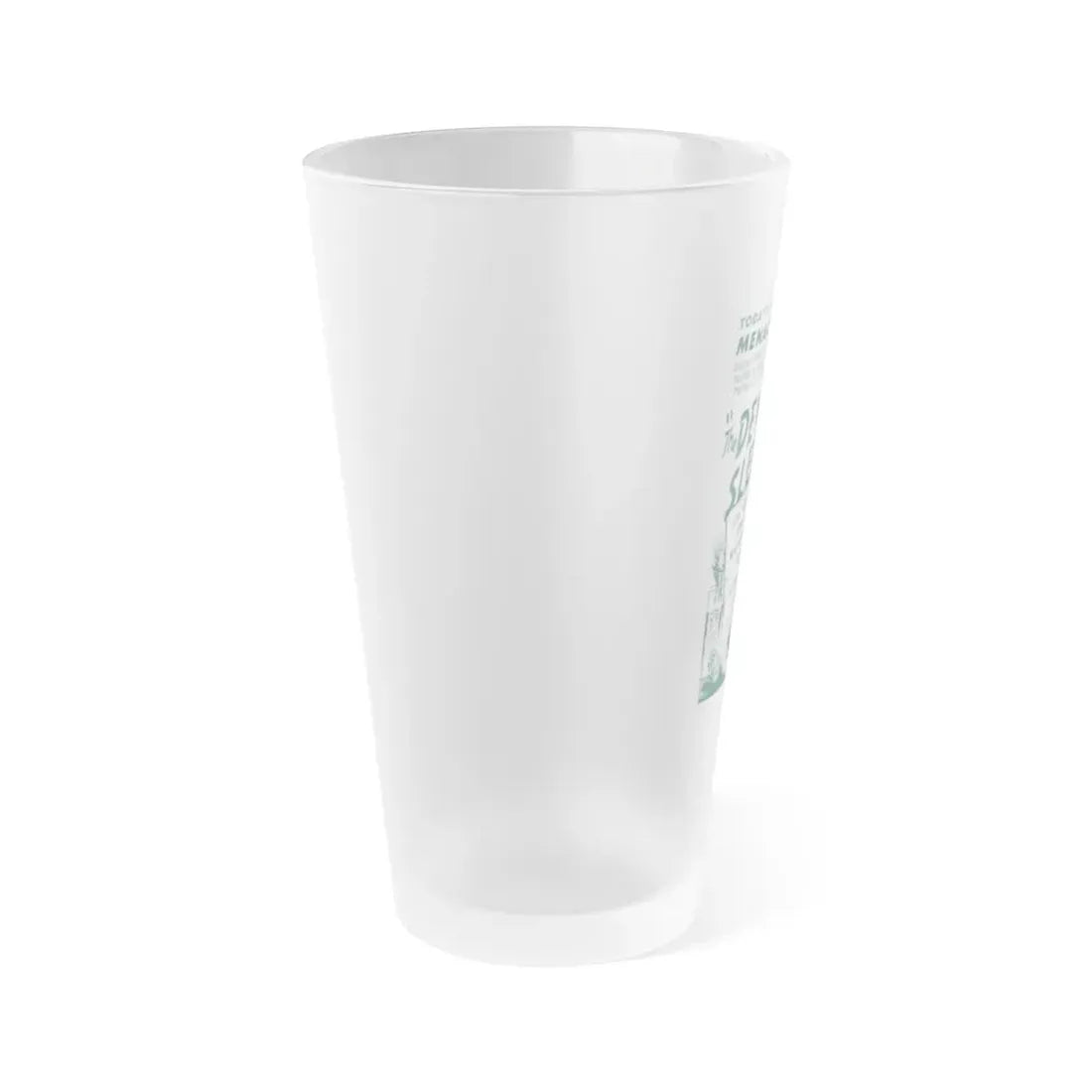 THE DEVIL'S SLEEP 1949 Movie Poster - Frosted Pint Glass 16oz - Go Mug Yourself