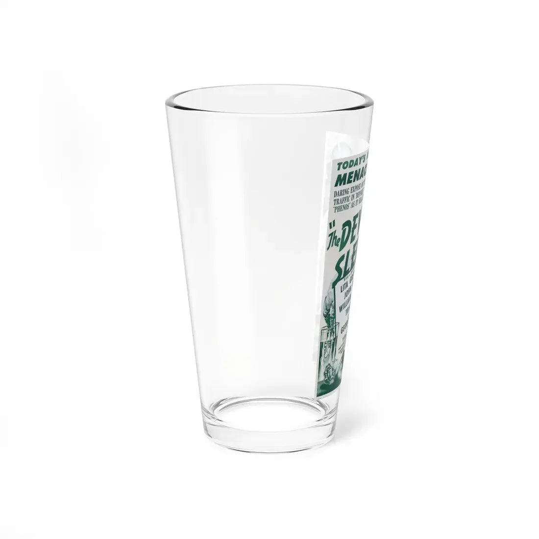 THE DEVIL'S SLEEP 1949 Movie Poster - Pint Glass 16oz - Go Mug Yourself