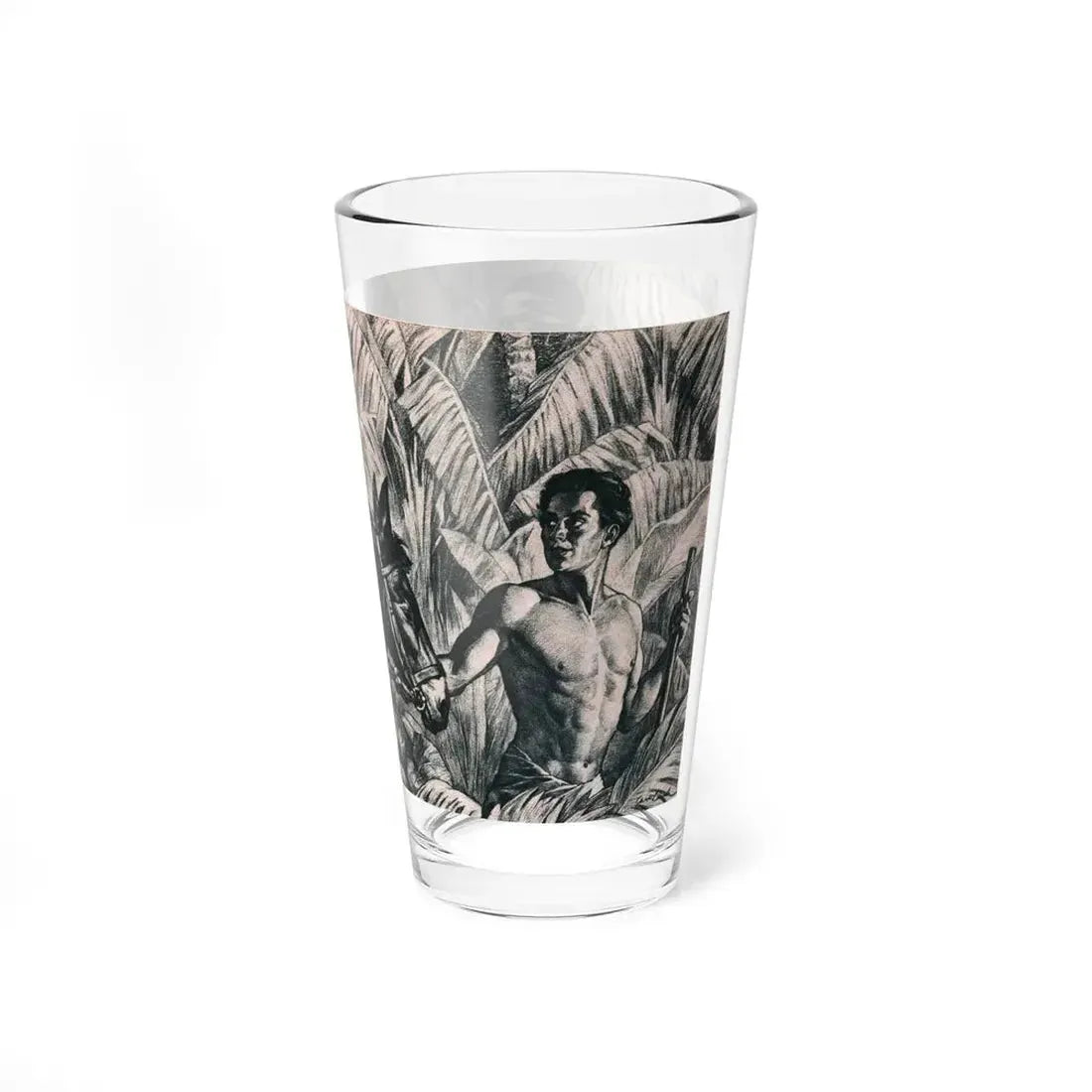 The Devil's Smithy (1), Liberty magazine, July 2, 1932 (Magazine Illustration) Pint Glass 16oz - Go Mug Yourself