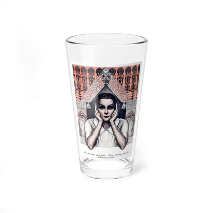 The Devil's Smithy (2), Liberty magazine, July 2, 1932 (Magazine Illustration) Pint Glass 16oz 16oz - Go Mug Yourself