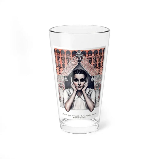 The Devil's Smithy (2), Liberty magazine, July 2, 1932 (Magazine Illustration) Pint Glass 16oz 16oz - Go Mug Yourself