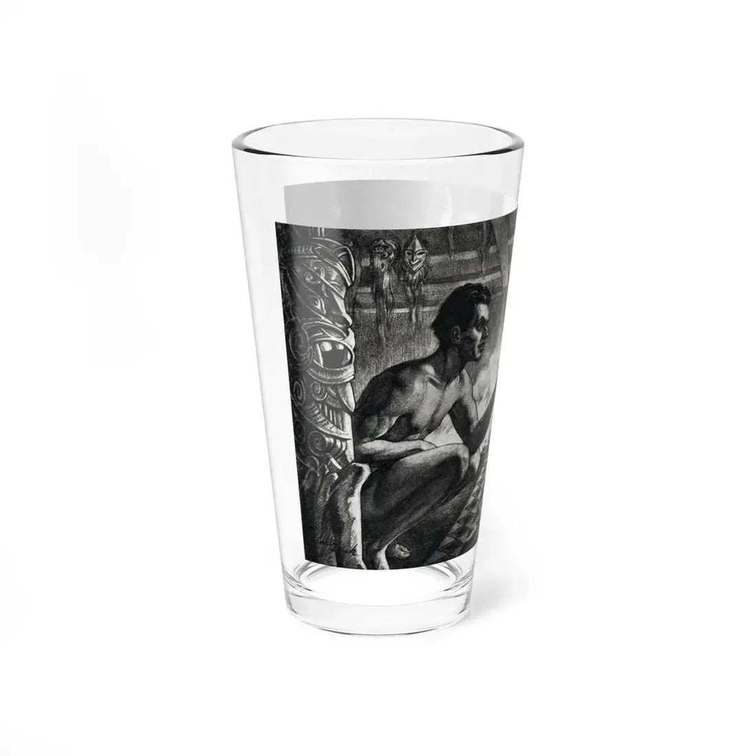 The Devil's Smithy (3), Liberty magazine, July 2, 1932 (Magazine Illustration) Pint Glass 16oz - Go Mug Yourself