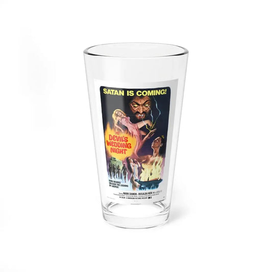 THE DEVIL'S WEDDING NIGHT 1973 Movie Poster - Pint Glass 16oz 16oz - Go Mug Yourself