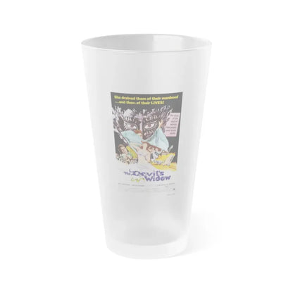 THE DEVIL'S WIDOW 1970 Movie Poster - Frosted Pint Glass 16oz 16oz Frosted - Go Mug Yourself