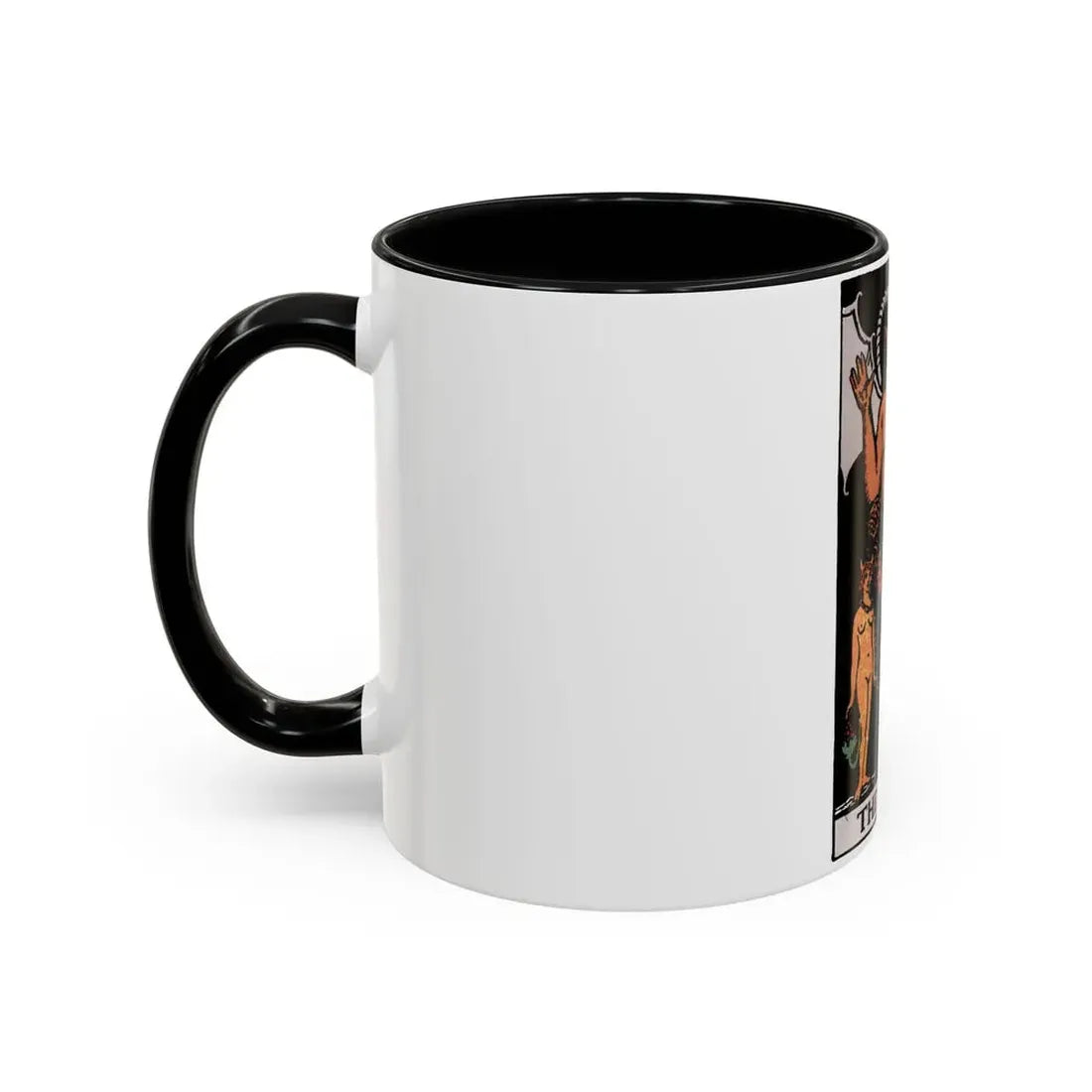 The Devil (Tarot Card) Accent Coffee Mug - Go Mug Yourself