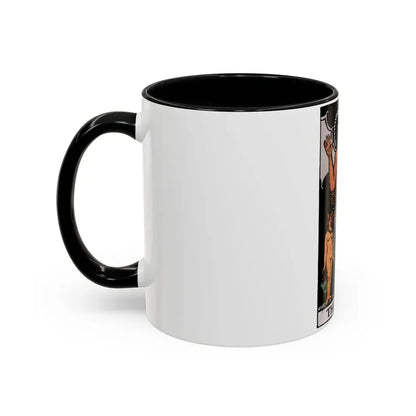 The Devil (Tarot Card) Accent Coffee Mug - Go Mug Yourself