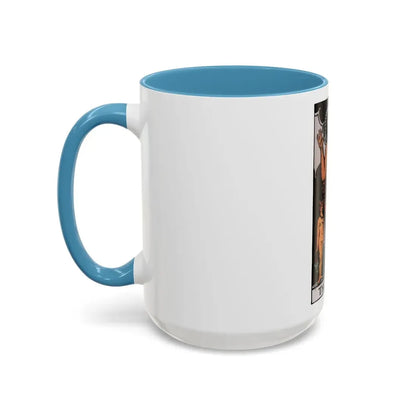 The Devil (Tarot Card) Accent Coffee Mug - Go Mug Yourself